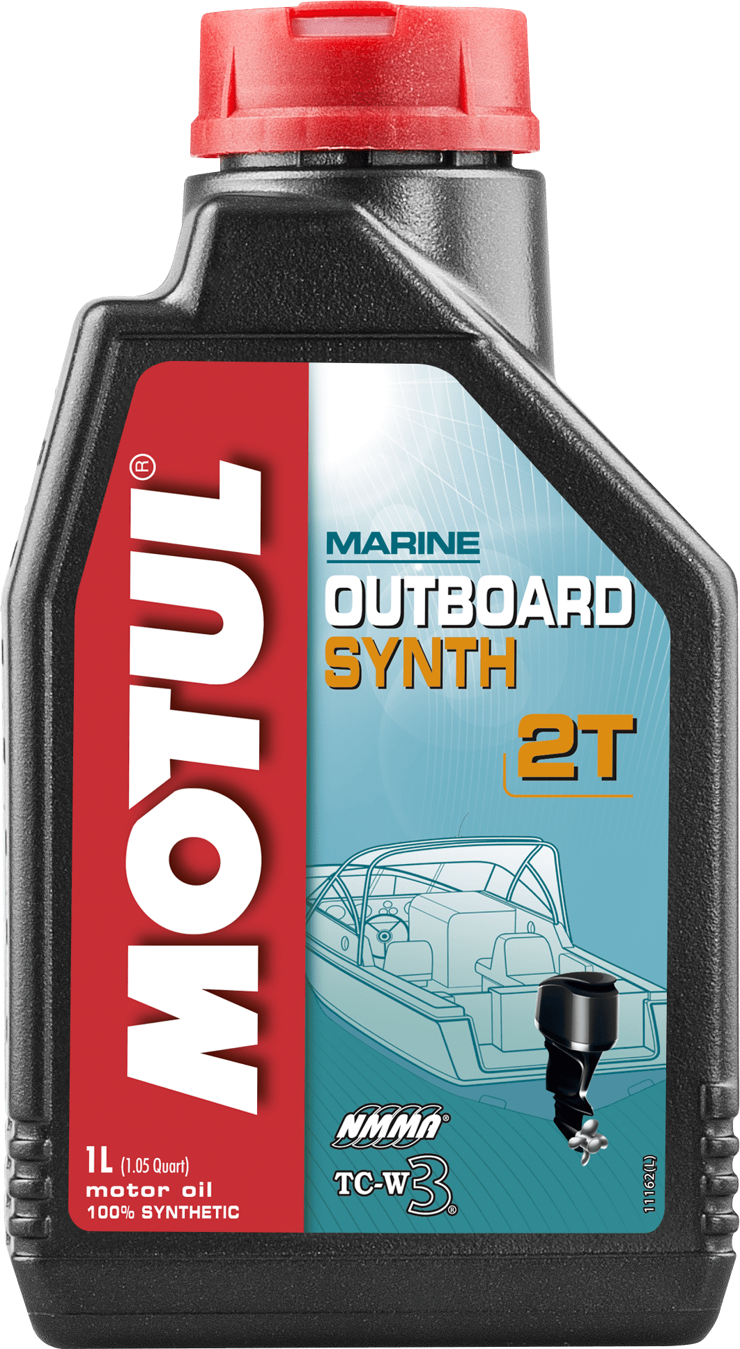 Motul Outboard Synth 2T, 1 lt