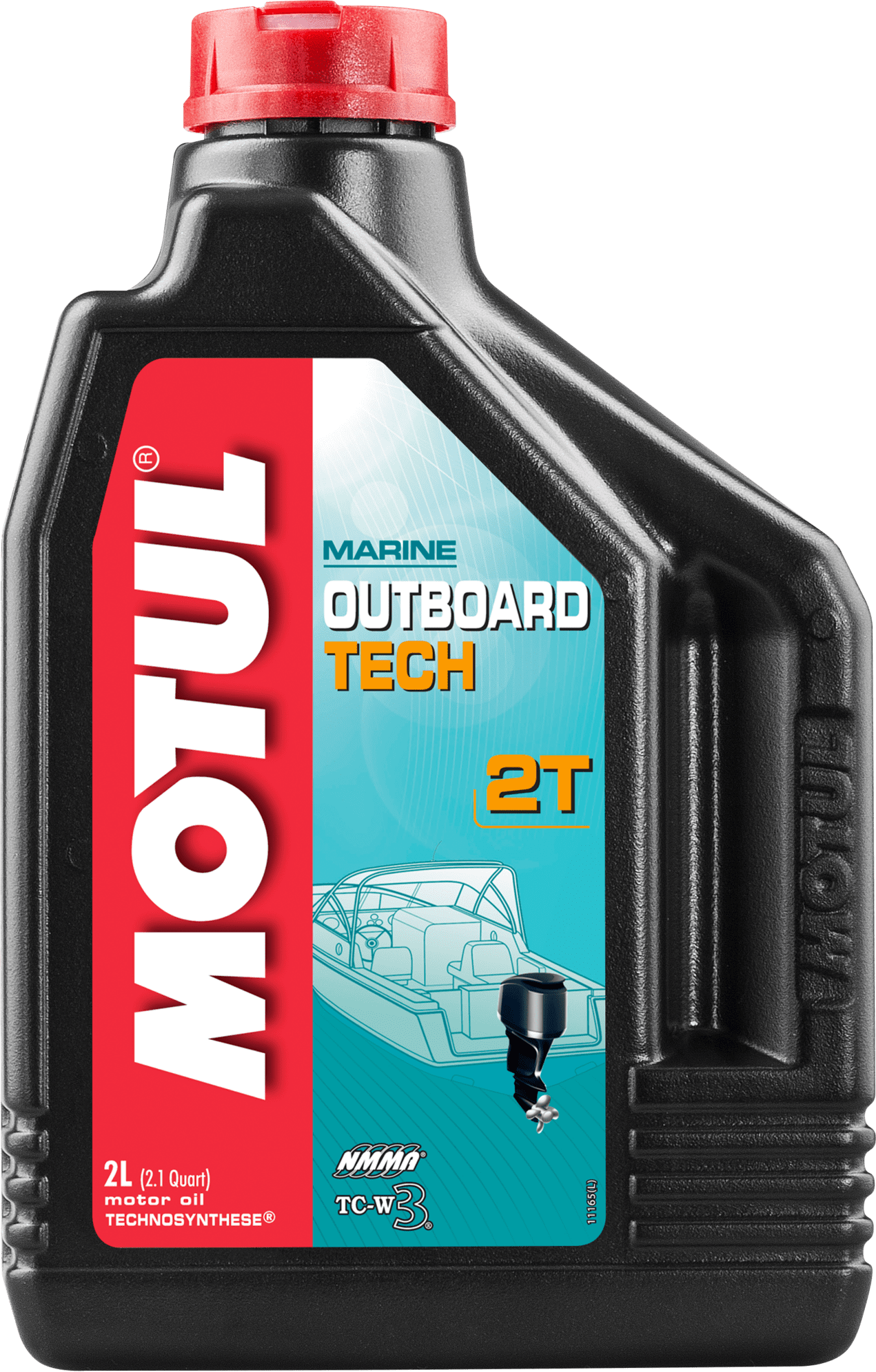 101726-2 Technosynthese® lubricant for 2-Stroke outboard and jet ski engines with premix or injector lube system, operating at high rpm.