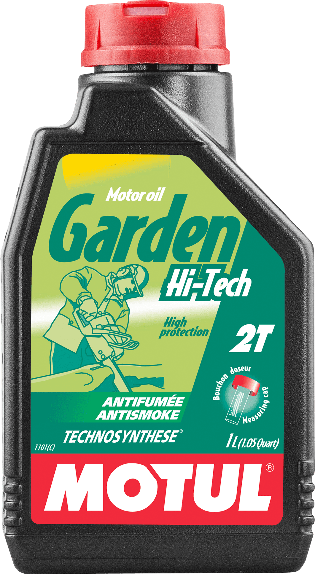 102799-1 Technosynthese® lubricant for 2-Stroke chain saw, lawn mower, garden tool engines with premix or injector lube system.