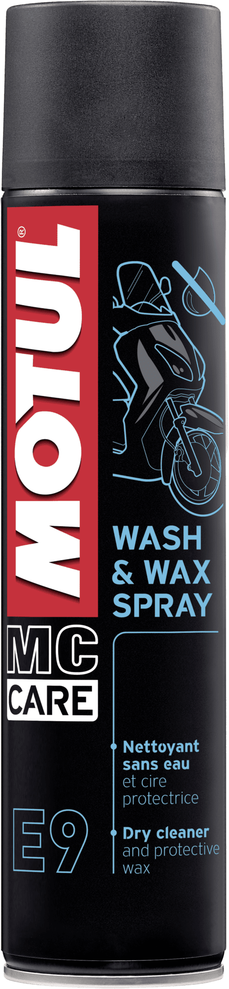 103174-400ML WASH & WAX est le nettoyage à sec de votre MOTO.
