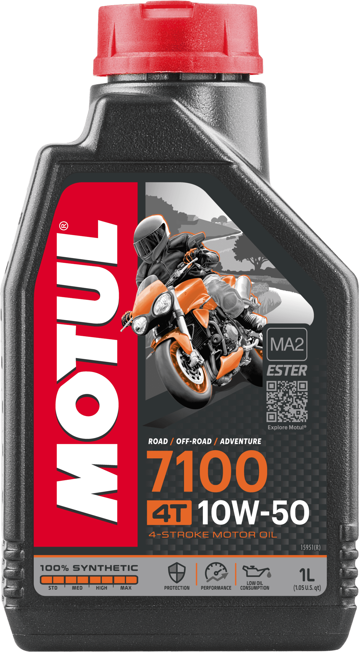 104097-1 Lubrifiant Motos Hautes Performances 100% Synthèse – Ester.