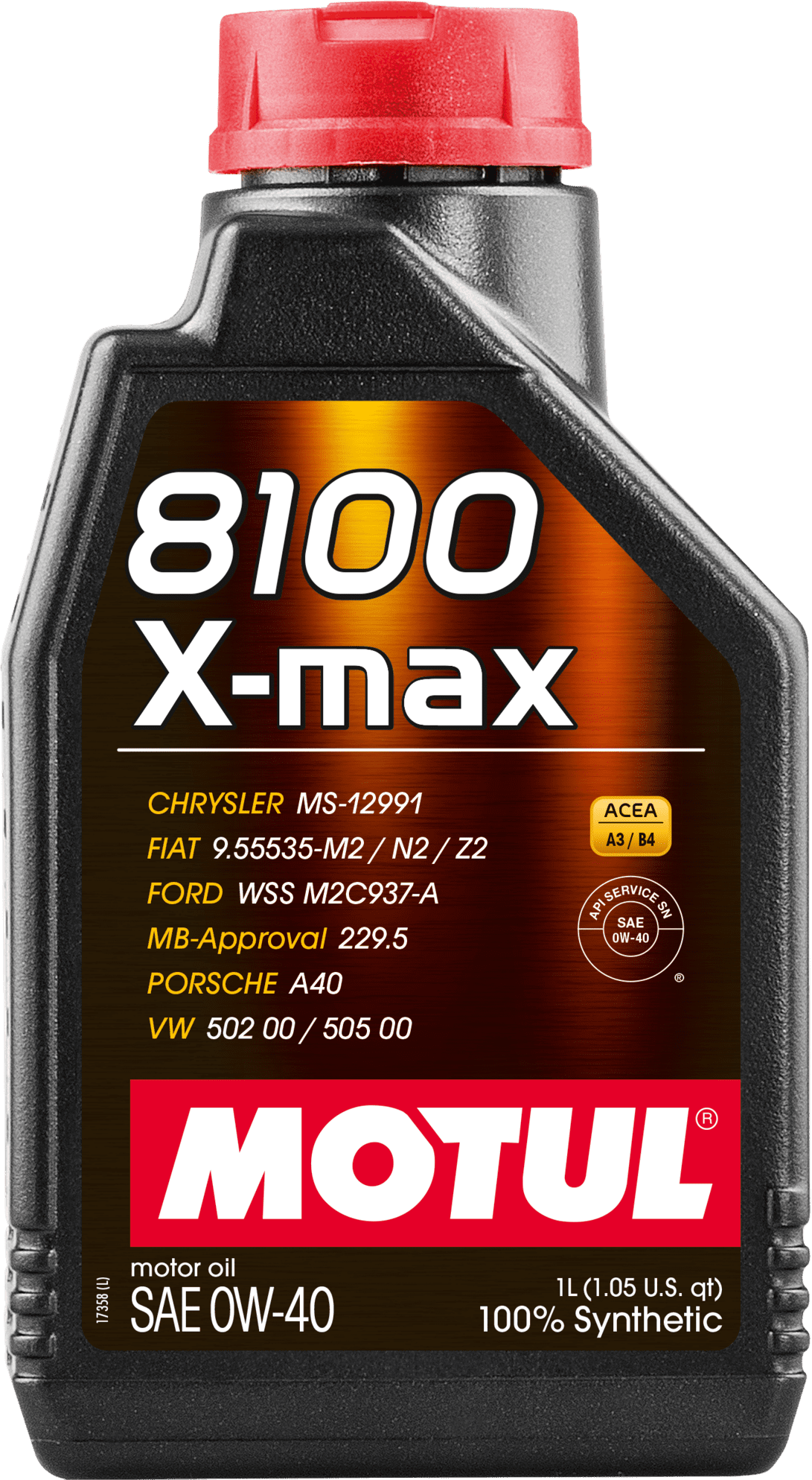 Motul 8100 X-max 0W-40, 1 lt