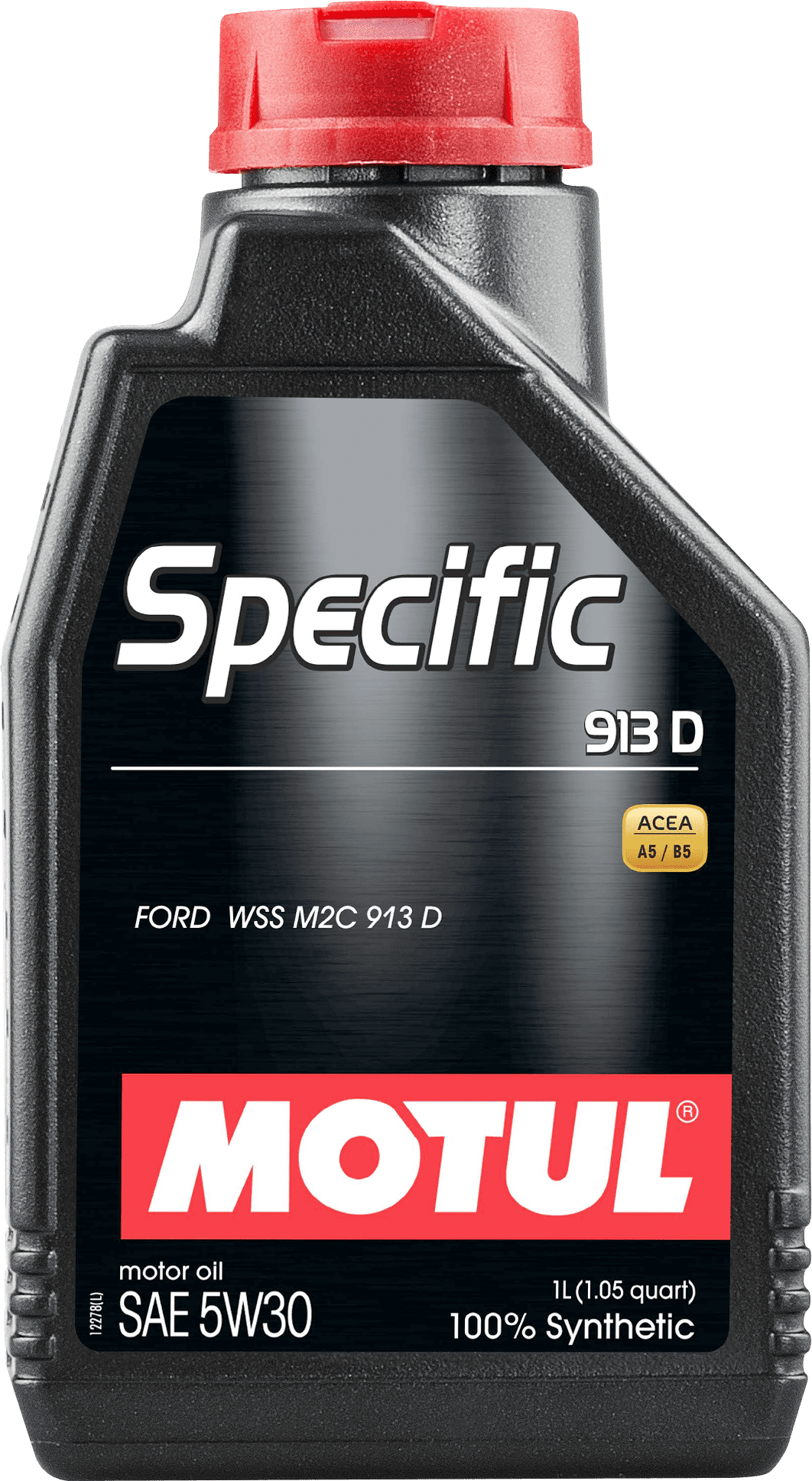 104559-1 FORD 913D goedgekeurde motorolie - 100% synthetisch smeermiddel speciaal ontwikkeld voor FORD benzine- en dieselmotoren die een goedgekeurde FORD WSS M2C 913D motorolie vereisen.