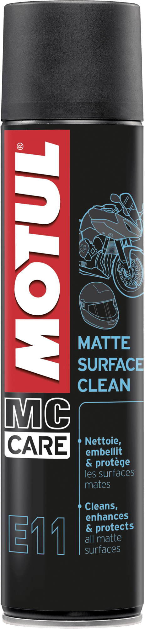 105051-400ML Elk onderdeel van de motorfiets heeft een specifieke verzorging nodig. Motul® MC Care™-lijn, gelanceerd in 2011, is ontwikkeld om de motorfiets, de motorrijder en zijn uitrusting volledig te onderhouden en te verzorgen.