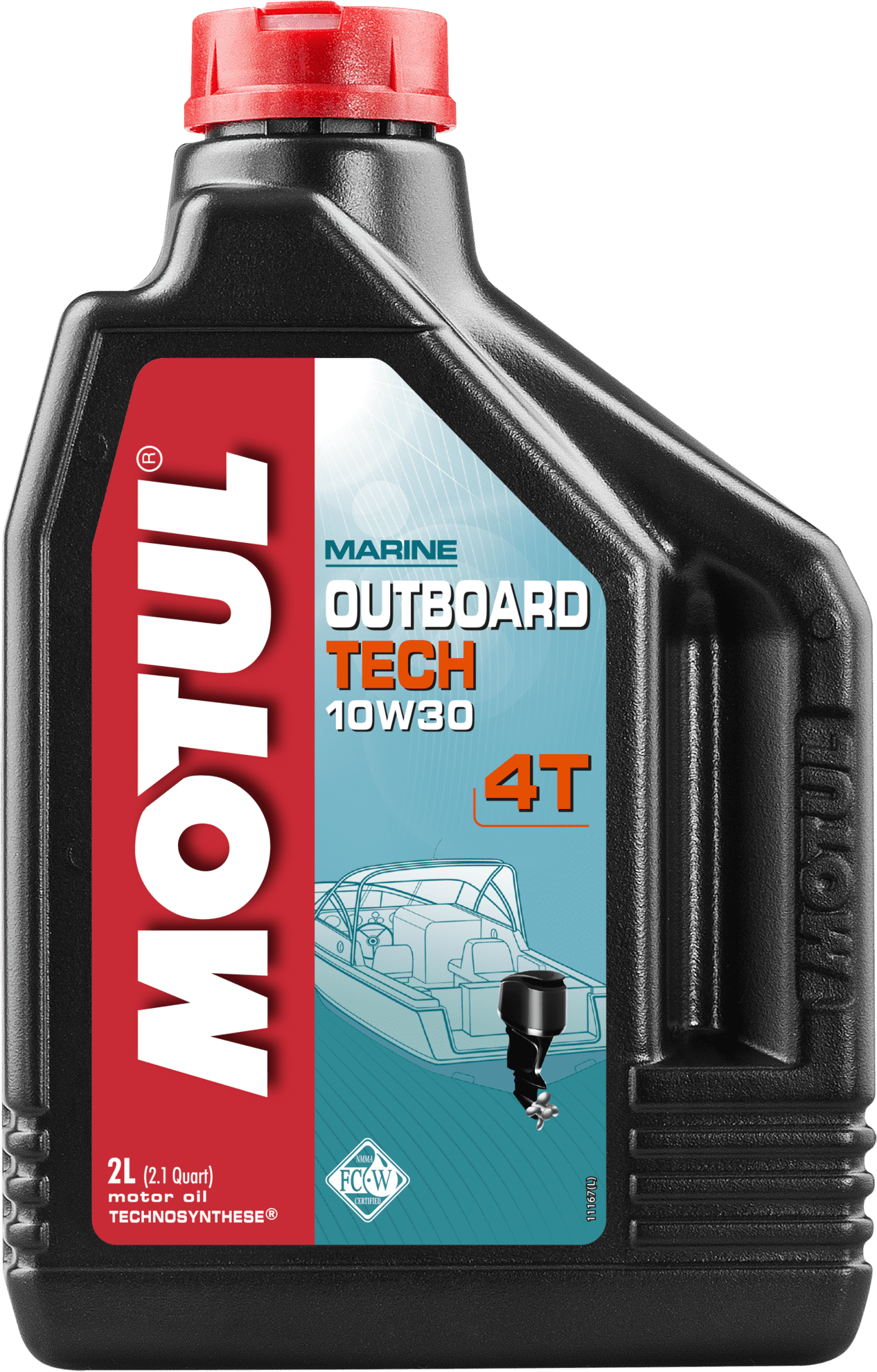 106446-2 Technosynthese® lubricant for 4-Stroke Outboard or sterndrive engines calling for NMMA FC-W lubricants.