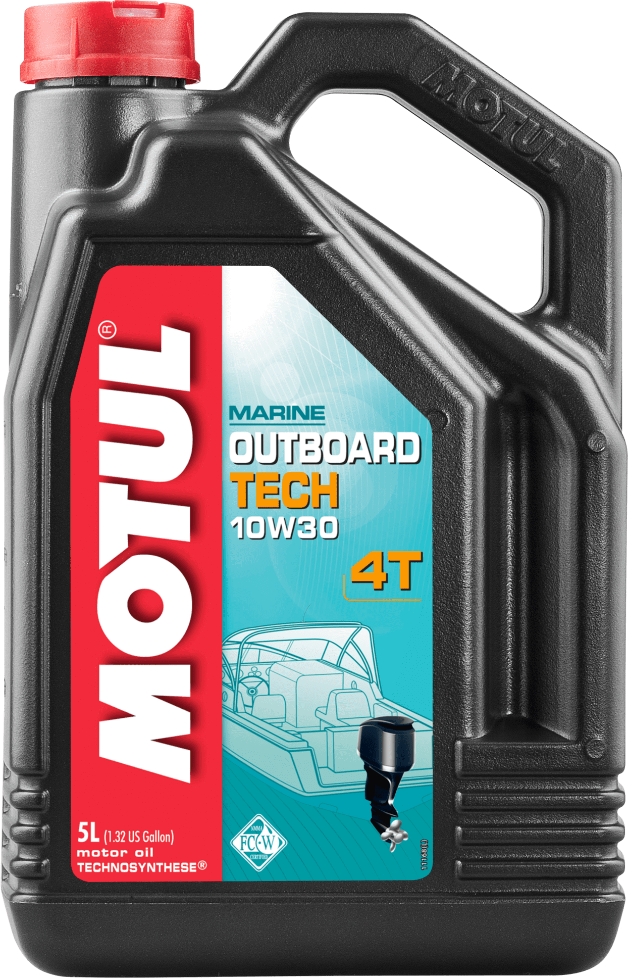 106447-5 Technosynthese® lubricant for 4-Stroke Outboard or sterndrive engines calling for NMMA FC-W lubricants.