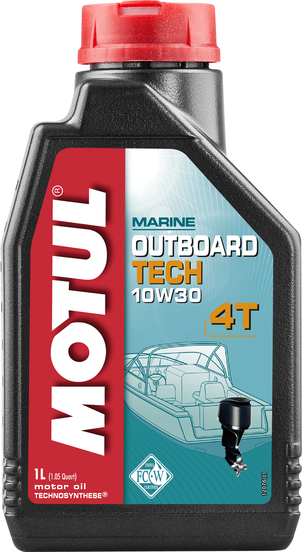 106453-1 Technosynthese® lubricant for 4-Stroke Outboard or sterndrive engines calling for NMMA FC-W lubricants.