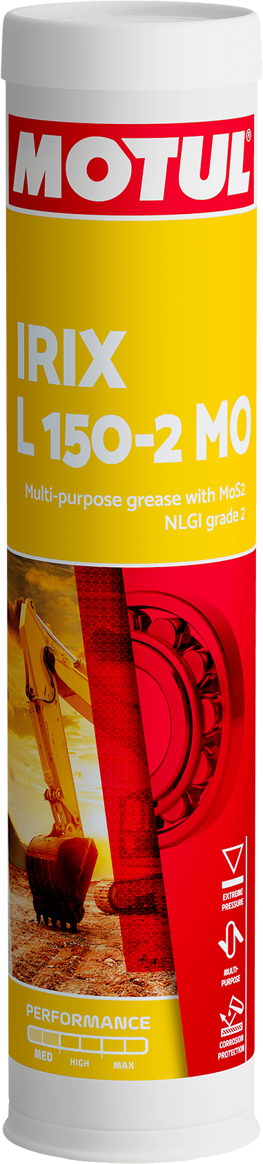 108656-400GR Multipurpose grease specially recommended for civil engineering machinery working in severe conditions: heavy load, repeated shocks, vibrations, presence of water and difficult access for maintenance.
