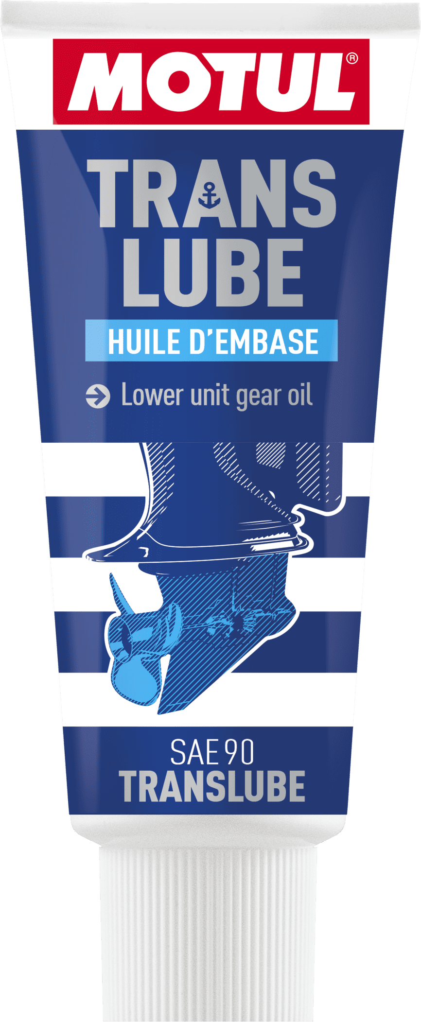 108859-350ML Mineral anti-emulsion gear oil, specially formulated to lubricate outboard propeller boxes.