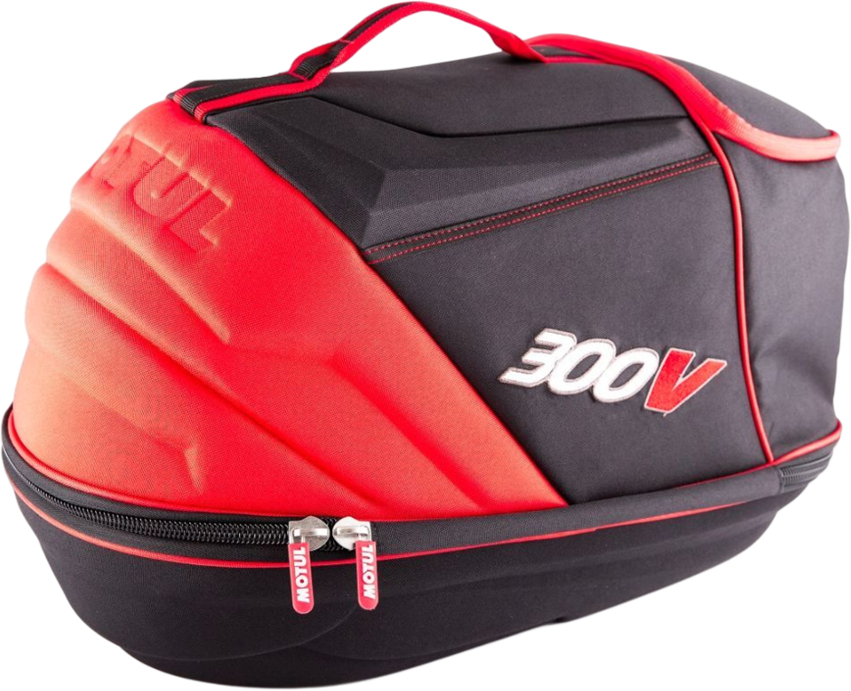 204537 Wat zouden professionals gebruiken om hun helmen te beschermen en te dragen? Dit extreem hoogwaardige, premium Motul 300V Racing-product is precies het antwoord!