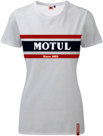205439 Laat zien dat je deel uitmaakt van de Motul-club met het Motul Stripes Lifestyle t-shirt!