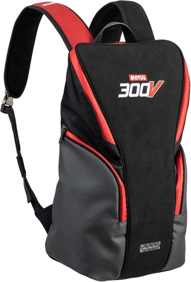 207024 Deze premium rugzak van Techno Monster is populair bij motorrijders die van luxe goederen houden.