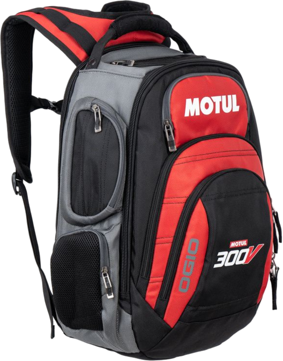 207474 MOTUL OGIO Rev Laptop Backpack is a fully-loaded pack that can handle any situation.
