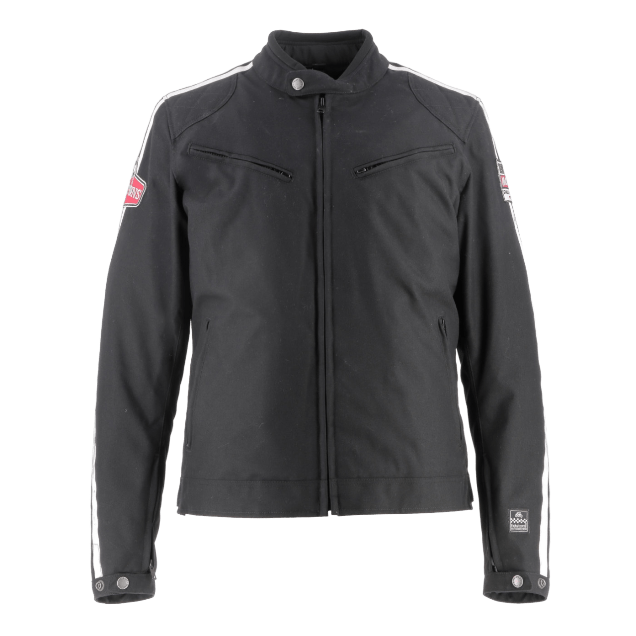 207790 Combining modernity and style, this lightweight jacket, created in collaboration with the renowned brand of motorcycle oils, Motul, embraces a breathable fabric that keeps you cool during the summer months.