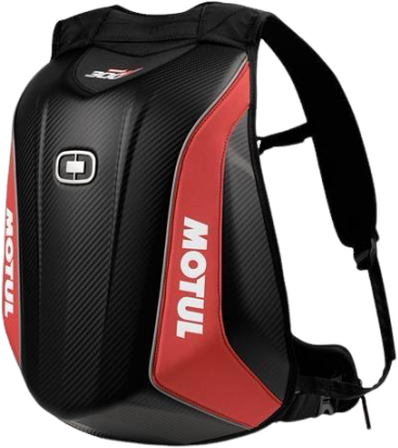 208025 The Mach 5 with a D3O® back protector sewn in to the back panel is our first street riders pack with incorporated advanced back protection.